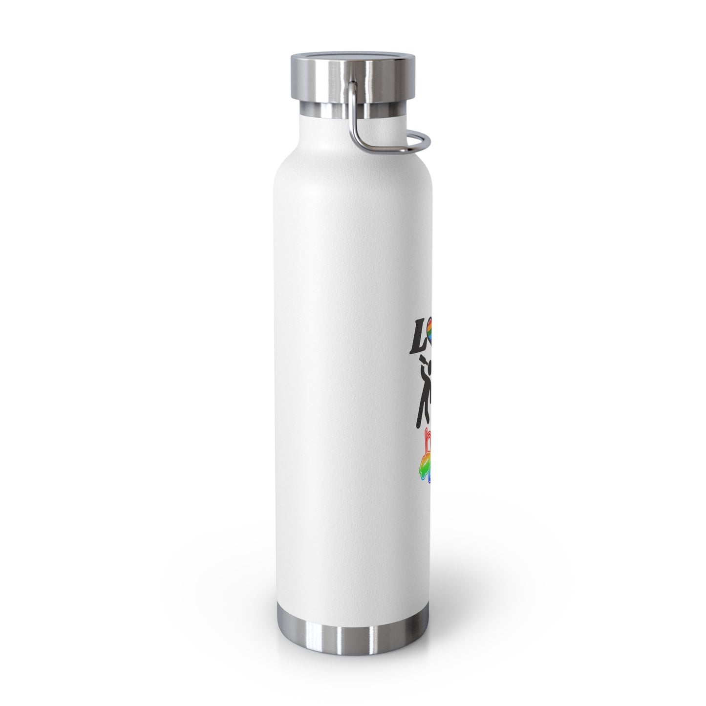Love & Sip 22oz Copper Vacuum Insulated Bottle