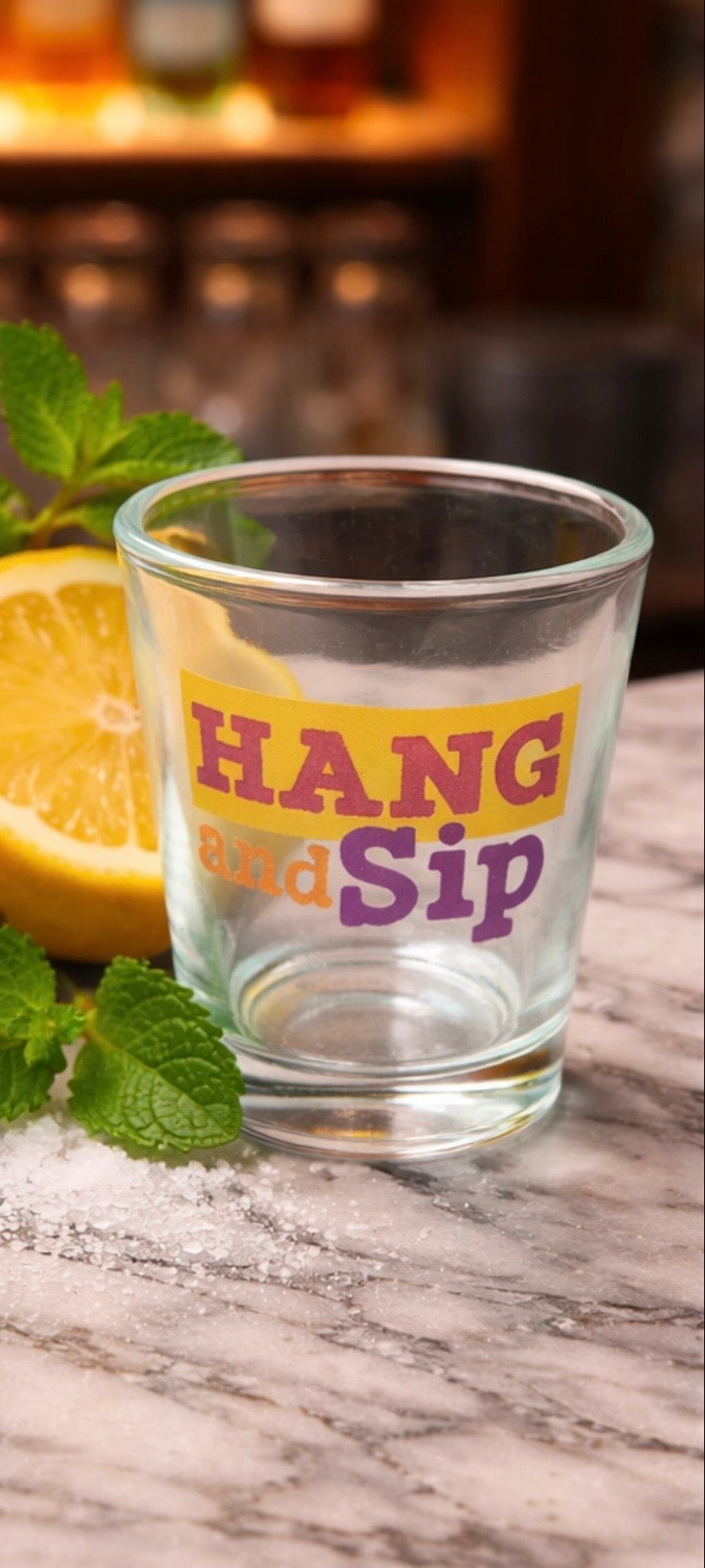 Hang & Sip Nostalgia Shot Glasses